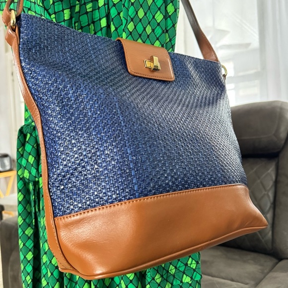 Vintage Talbots Shoulder Bag Tote Purse - Picture 2 of 11